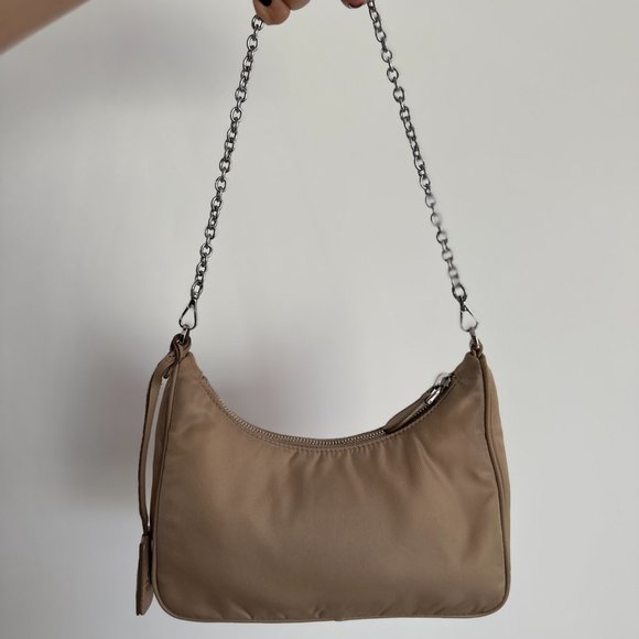 Prada Re-Edition 2005 Re-Nylon bag - Desert Beige - Picture 4 of 5